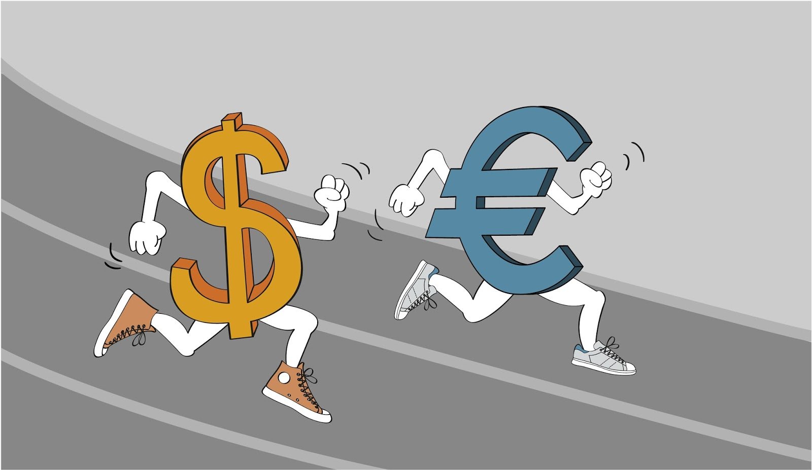 Повышение курса иностранной валюты. Евро против доллара. Евро vs доллар. Рубль против доллара. Доллар и евро рисунок.
