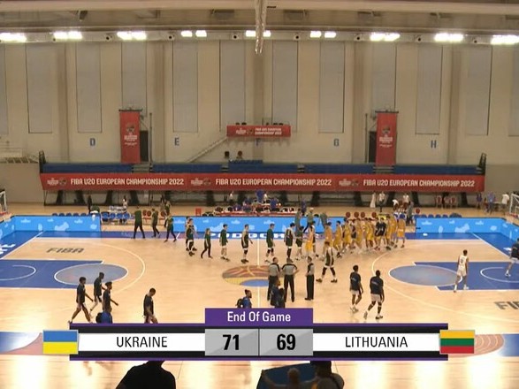 Евробаскет-2022: молодежная сборная Украины победила Литву