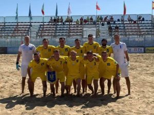 Футбол: сборная Украины вышла в 1/4 финала отбора Всемирных пляжных игр