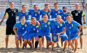 Пляжный футбол: сборная Украины сыграет в “малом” полуфинале Евролиги-2022
