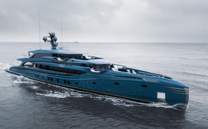 A Russian oligarch sued the British government to return a superyacht worth 43.5 million euros (photo)