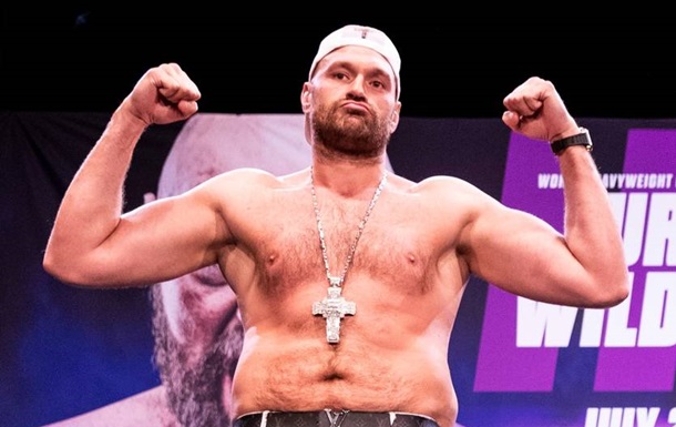 Fury shocked the fans before the fight against Usyk