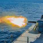 корабель РФ у морі