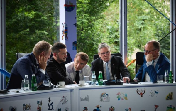 Володимир Зеленський та європейські лідери