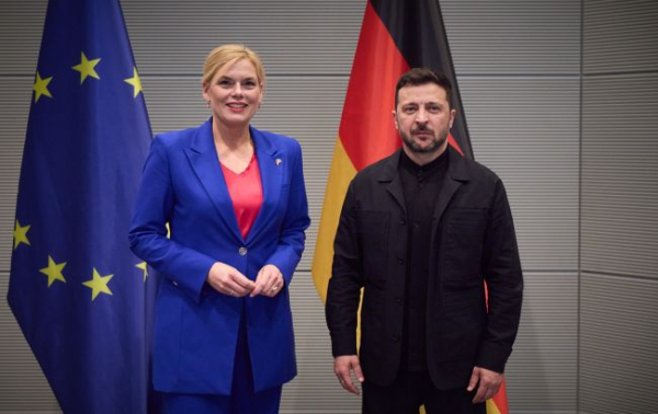 Юлія Кльокнер та Володимир Зеленський