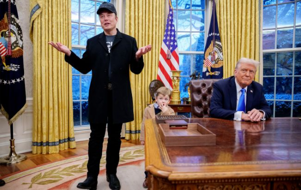 Ілон Маск та Дональд Трамп