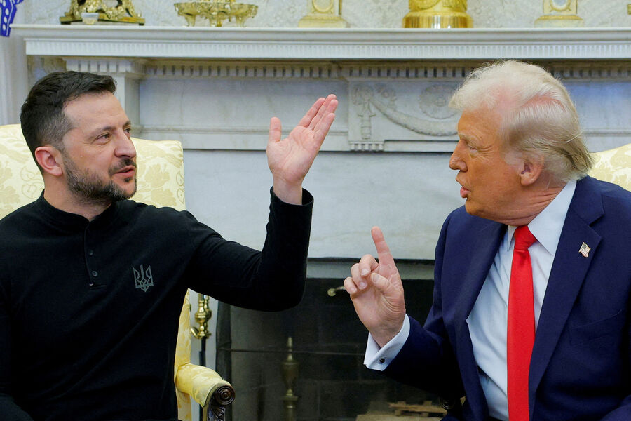 Дональд Трамп та Володимир Зеленський