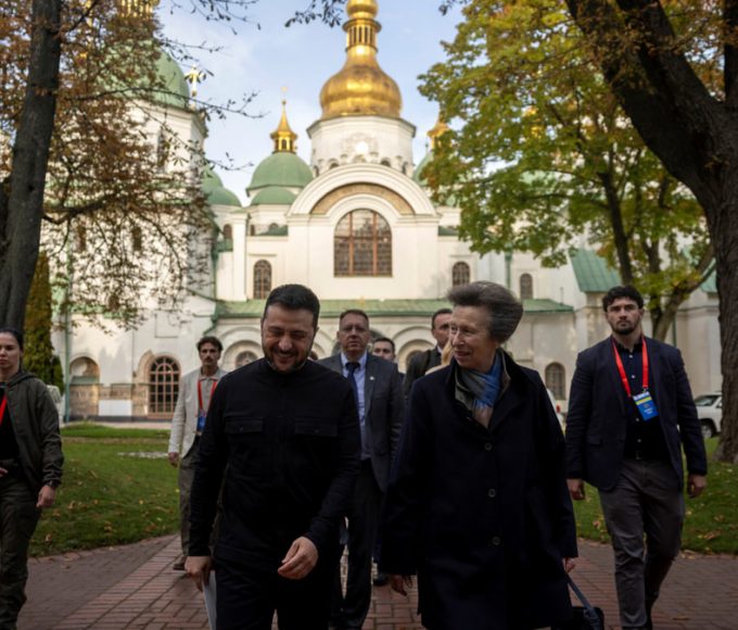 Президент Зеленський і принцеса Анна
