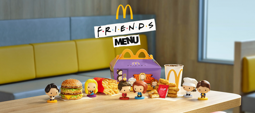 Mcdonalds в Україні запустив нове Френдз Меню з улюбленими героями серіалу "Друзі": ціна
