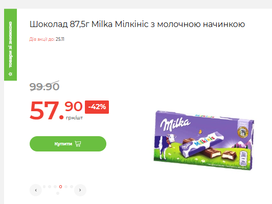 Товар дня в АТБ: які знижки і акції на популярні продукти діють сьогодні