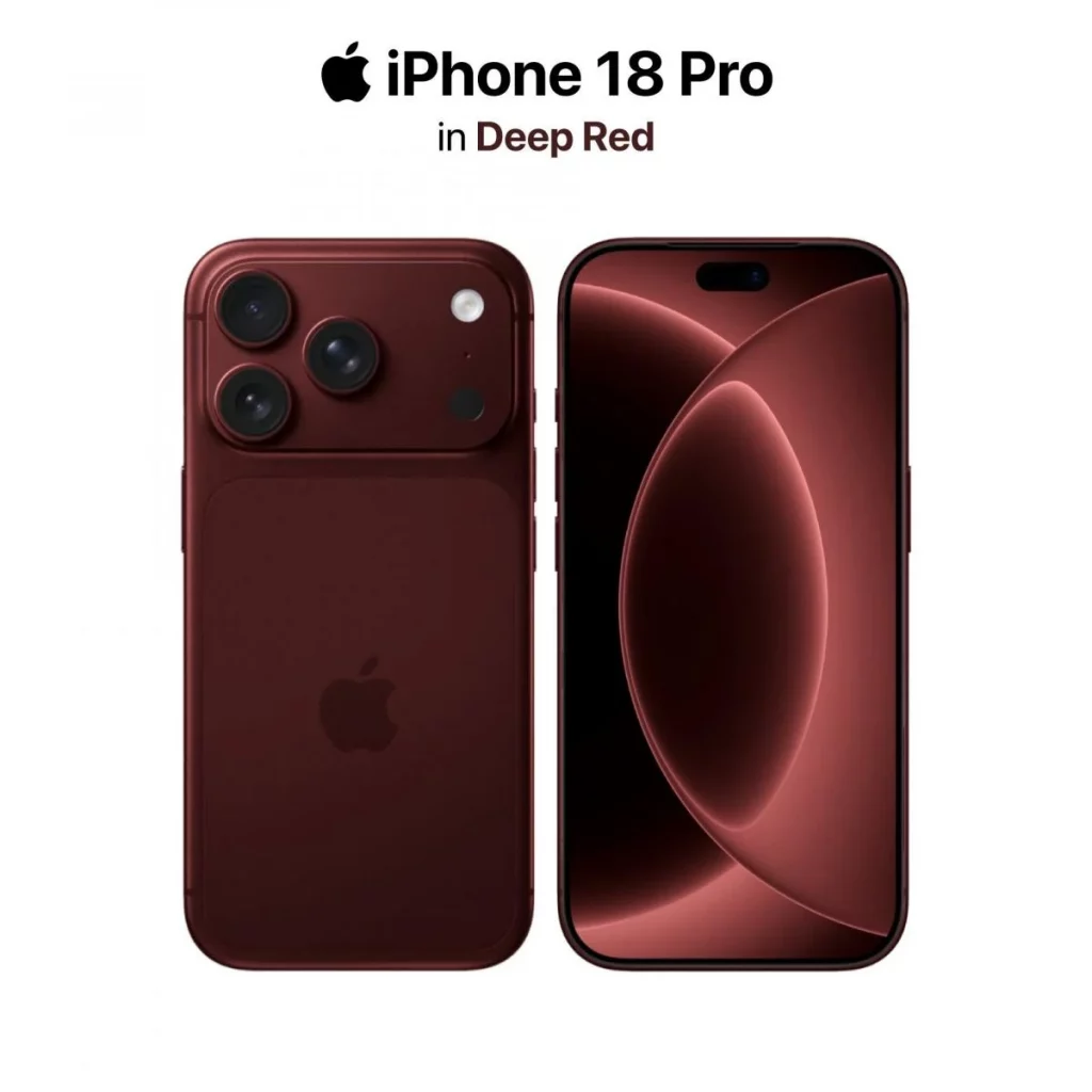 Яким буде червоний iPhone 18 Pro: дизайн, кольори та характеристики, дата виходу 