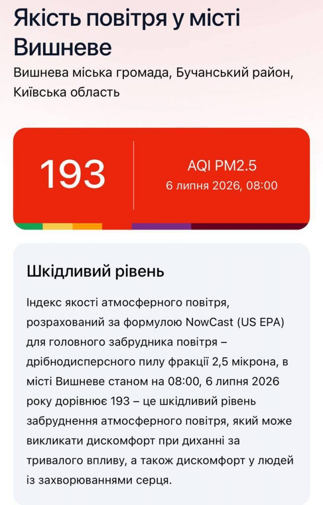 Вибухи в Вишневому і загроза повторної детонації: чому закликали не виходити з дому, наслідки російської атаки, якість повітря