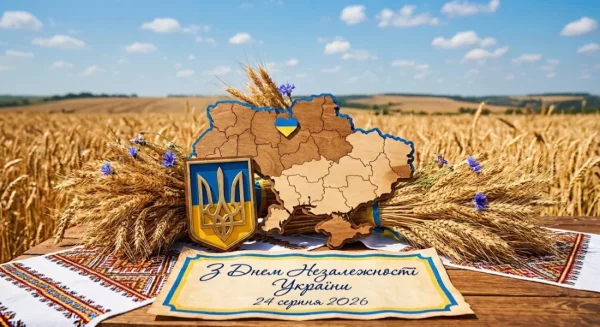 Привітання з Днем Незалежності України 2026 у віршах і прозі, красиві картинки