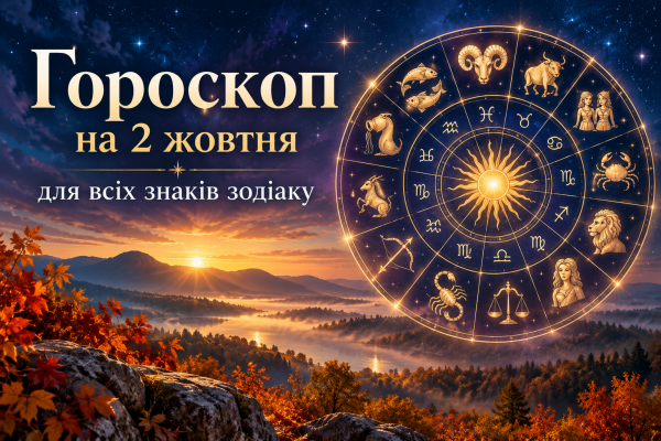 Гороскоп на 2 жовтня 2026 року: що чекає на кожен знак зодіаку
