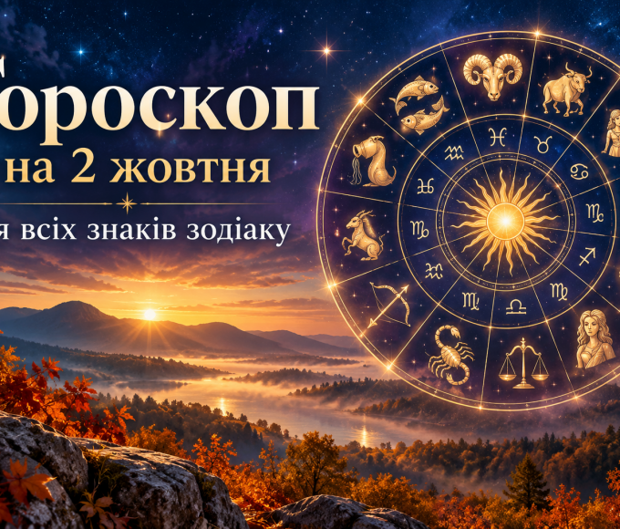 Гороскоп на 2 жовтня 2026 року: що чекає на кожен знак зодіаку