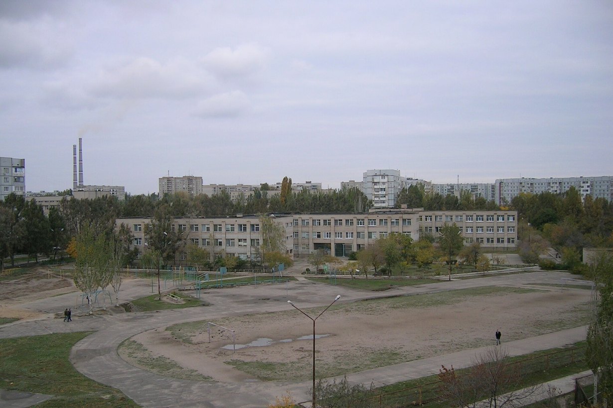 Енергодар, вид на житлові квартали, архівне фото