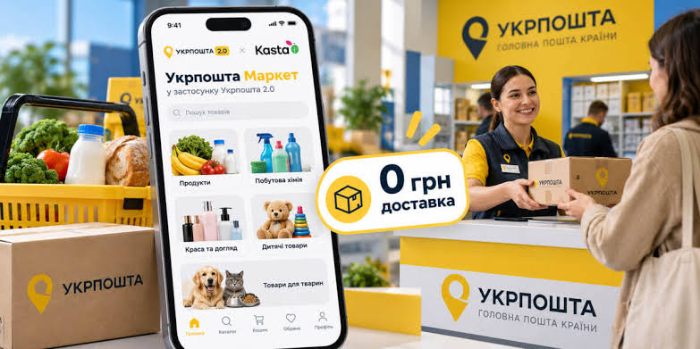 Укрпошта запустила власний маркетплейс: що можна купити та як працює доставка