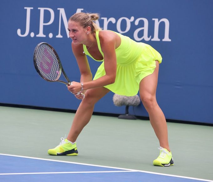 Марта Костюк на корті US Open 2023