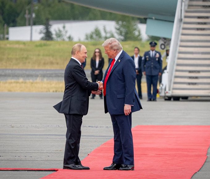 Дональд Трамп і Володимир Путін на Алясці, серпень 2025 року, архівне фото