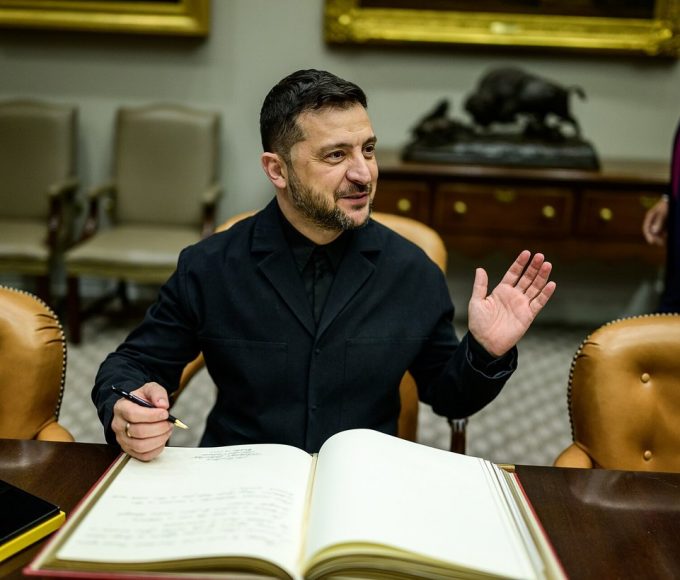 Володимир Зеленський у Білому домі під час візиту до Вашингтона