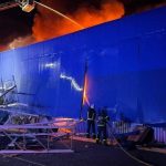 Пожежа в гіпермаркеті «Епіцентр» в Умані після атаки дронів 21 жовтня 2026 року