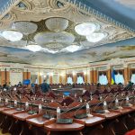 Зал у Кловському палаці в Києві, де працює Верховний Суд