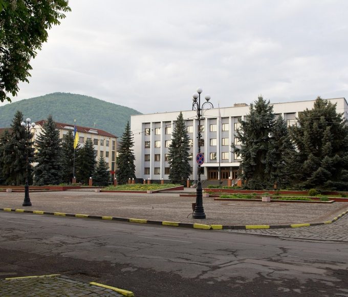 Тячів на Закарпатті, архівне фото